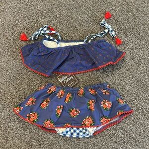 Matilda Jane size 18/24 month two piece swimsuit NWT